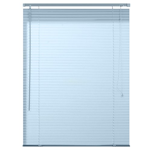 casa pura® Jalousie Vista | tageslichtdurchlässig und stufenlos justierbar| in 16 Größen | Himmelblau | 65x130cm (B x L) - 4