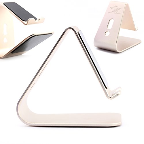 Universal Aluminium Smartphone Handy Tablet Ständer Alu Handy Halter Samsung, Nokia , Apple, HTC und viel mehr … ScorpioCover Variante 2 gold - 7