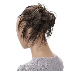 Chocobraun # 4 G2F: Prettyshop Hairpiece Hair Rubber Scrunchie Scrunchy Updos Voluminous Wavy Messy Bun Chocobraun # 4 G2F