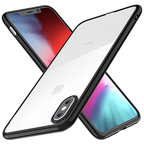 Joyguard iPhone XS Hülle, iPhone X Hülle Durchsichtig Weiche Silikon Plating Überzug TPU Bumper Ultra Slim Kratzfest Schutz für iPhone XS Hülle Silikon - 5.8 Zoll - Schwarz Joyguard iPhone XS Hülle, iPhone X Hülle Durchsichtig Weiche Silikon Plating Überzug TPU Bumper Ultra Slim Kratzfest Schutz für iPhone XS Hülle Silikon - 5.8 Zoll - Schwarz