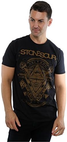 Stone Sour Men's Pyramid Eye T-Shirt Medium Black