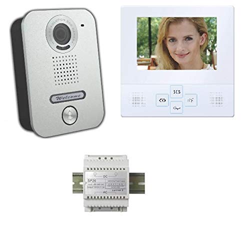 Preisvergleich Produktbild 4 Zoll LCD Monitor Türsprechanlage Klingel Video Gegensprechanlage