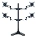 Produktbild Freistehend Quad Monitor Arm Schreibtisch Halterung Passt die meisten 25,4–68,6 cm LCD-Bildschirme