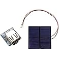 S P 6V-100 MAH (70 x 70 x 03 mm) Mini Solar Panel Square Shape with 5V Boost Step Up Power Module Lithium Battery Charging Protection Board 134N3P
