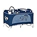 LORELLI BABY COT & PLAYYARD TRAVEL KID 2 LAYERS ROCKER BLUE JACK portable crib