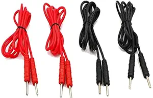 Narayani Traders Ift Leads Physiotherapy Equipments I ft Electrodes Wire |Pack of 4 Pieces|
