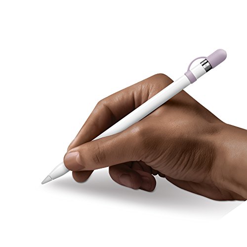 [3 Stück] FRTMA für Apple Bleistift Kappe/Apple Bleistift Kappe Halter/Lightning Kabel Adapter Leine für iPad Pro Bleistift (Lavendel) - 5