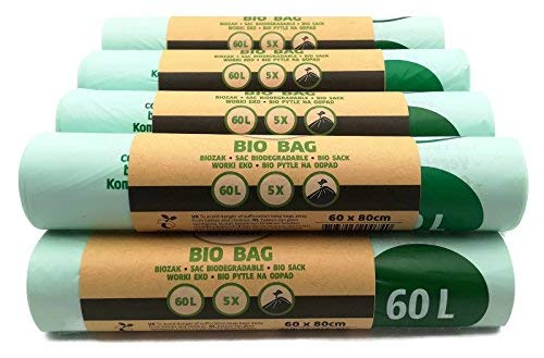 Bolsa Dumil para basura orgánica, verde, 60 Liter 50 Stück