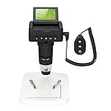 Puede verse directamente en la pantalla del microscopio con pantalla LCD de 2.4 pulgadas, también puede verlo en su computadora. Admite la inserción de la tarjeta de memoria (hasta 32 G) para tomar fotos y videos para la visualización del visualizador.