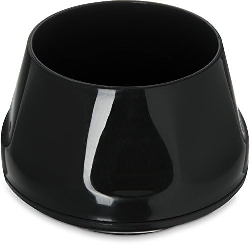 Dinex DX420003 Heritage Collection Urethane Foam Stackable Insulated Bowl, 2-1/2" Height, 5oz Capacity, Onyx (Case of 48)