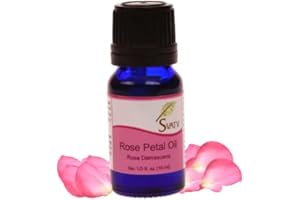 SVATV Olio Essenziale Di Petalo Di Rosa | Rose Petal Essential Oil | Rosa Damascena | Per Aromaterapia Diffusore Per Deodorante Per Ambienti Massaggi Yoga - 10 ml