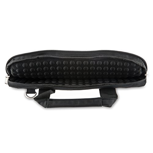 Caseflex Lenovo Y50-70 Premium Schützende 15.6” Laptop Schulter Tasche – Schwarz - 5