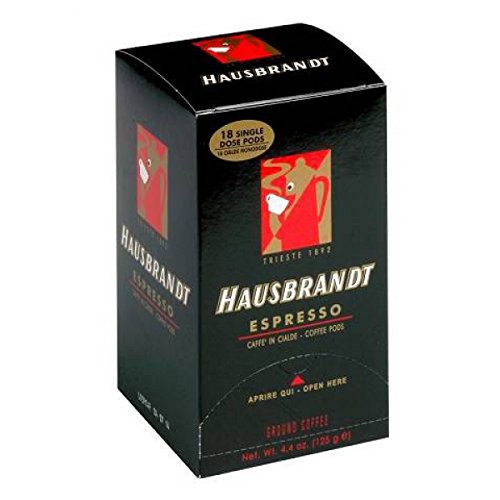 Hausbrandt Espresso Pads / ESE Pads, 18 Stück, 126 g