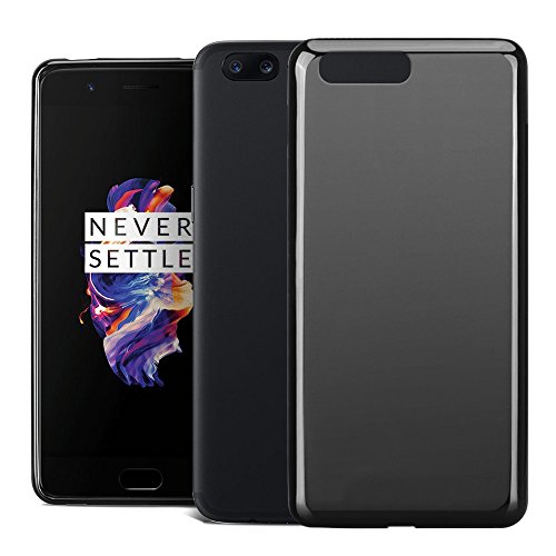 Funda Oneplus 5 Riffue One plus 5 Carcasa Transparente Silicona Ultra Slim Suave Delgada Case Protectora de Gel Matte para Oneplus 5 - Negro Funda Oneplus 5 Riffue One plus 5 Carcasa Transparente Silicona Ultra Slim Suave Delgada Case Protectora de Gel Matte para Oneplus 5 - Negro