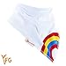 Sing A Rainbow colourful Collection of Bandana Bibs