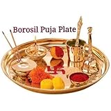Royallifestylee Brass Puja Thali Set