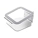 Produktbild Paragala Ergonomische Einstellbare Laptop Ständer Universal Stilvollen Aluminium Notebook Halter für MacBook Pro Air Stand And Other 10-17 Zoll Laptops (Silver1)