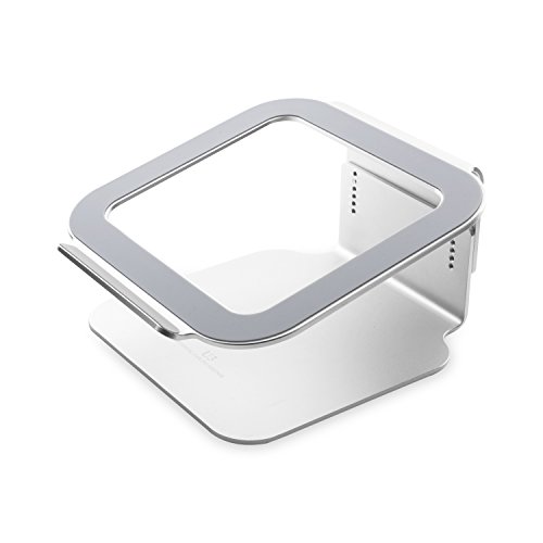 Paragala Ergonomische Einstellbare Laptop Ständer Universal Stilvollen Aluminium Notebook Halter für MacBook Pro Air Stand And Other 10-17 Zoll Laptops (Silver1)