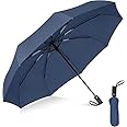 Rylan Automatic Open Travel Umbrella - Wind Vent, Big Size for Men & Women, Windproof & Rainproof