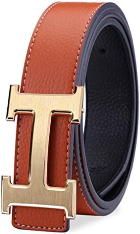 GoblinKingdom Men's Business Casual Leather Belt with Pin Buckle