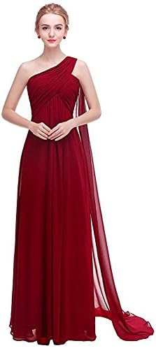 women's dresses wedding party bridal bridesmaids birthday prom chiffon gown slim banquet sleeveless evening long dress . 1 . us16