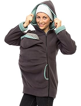 Viva la Mama – Tragejacke für Mama + Baby, Fleece - 