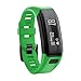 Produktbild für Garmin Vivosmart HR Uhr Intelligent Uhr Smart Watch Ersatz Silikon Uhrenarmband Armband Handschlaufe Strap + Werkzeug für Herren Damen (Grün)