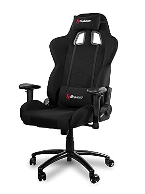 Arozzi Inizio Fauteuil Gamer, Tissu, Noir, 53 x 47 x 133 cm