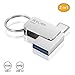 Produktbild USB Stick 64 GB, MECO OTG Speicherstick 64GB 2-in-1 Flash Drive USB 3.0 Memory Stick 64 GB USB Typ C Stick USB USB Flash Laufwerk mit Schlüsselanhänger für PC/Laptop/Notebook, und andere USB-Geräte