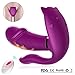 Produktbild G punkt Klitoris Stimulator Butterfly Vibratoren Realistische Dildo Vagina analer 9 Vibrationsmodi Fernbedienung Massager Silikon vibrierende Masturbation Sexspielzeug für Frauen und Paare