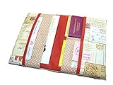  Reiseorganizer Reiseetui Dokumententasche Ausweistasche mit eReader-Fach Postcard