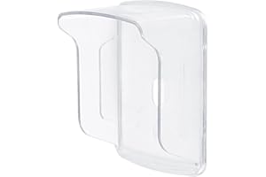 FUSYTULY Kunststoff wasserdichte Abdeckung, Regen Abdeckung Shell Wetterschutz für Video Türklingel Fingerabdruck Access Controller RFID Tastatur Türschloss Sicherheitssystem (Transparent)