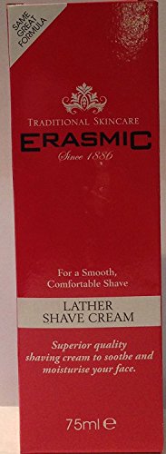 THREE PACKS of Erasmic Lather Shave Cream