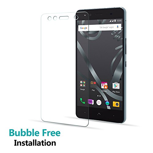 Coolreall - 2 Pack Protector de Pantalla Vidrio Cristal Templado Premium para BQ Aquaris X5  alta Definicion 0 33mm HD 
