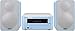 Produktbild Onkyo CD HiFi Minisystem, CS-265-LB, CD Player, MP3, Radio, 2 x 20 Watt Ausgangsleistung, Zweiwege Lautsprecher, Bluetooth, NFC, Musik streamen, USB/Audio in, iPhone kompatibel, Hellblau, 1499020