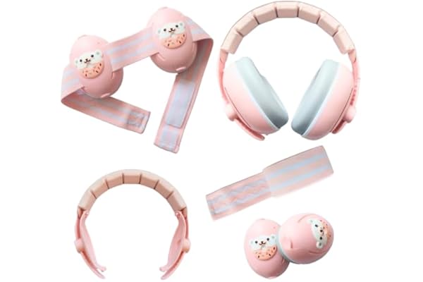 AZ Easy Buy Casque Anti-Bruit Bébé - Protection Auditive Confortable et Réglable – Casque de Réduction de Bruit pour Enfants, Idéal pour Concerts, Voyages, et Siestes – (0-4 Ans)