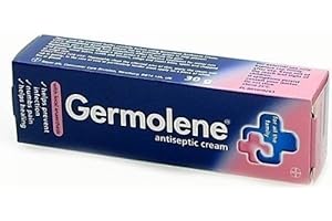 Germolene Antiseptic Cream with Local Anaesthetic 30g – Dual Action Cream to Prevent Infection & Numb Pain – For Minor Cuts, Grazes, Burns, Stings & Skin Irritation