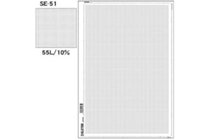 Deleter Screen Tone JR JR-109 [Dot Pattern 55/10%][Dimensioni foglio 182x253mm (7.16"x9.96")] per fumetti Manga Illustrazione Graphic Screentone