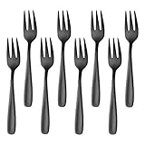 stahl gabel rennrad ★ Paket: enthalten 8 Stück Mini-Gabeln. Farbe Schwarz