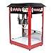 Produktbild Tatayang Retro Popcornmaschine, Elektrisch Kommerziell Popcorngerät Popcorn Maker, Edelstahl Wärmedämmung Corn Popper Kocher mit Edelstahl-Topf für Bartischplatte (1370W)