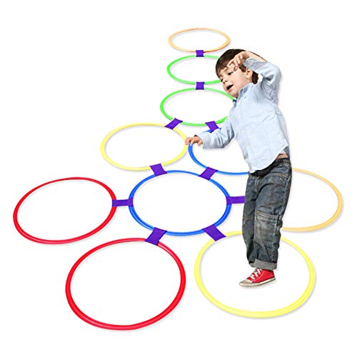 Jeu-pour-enfant-Hopscotch-jeu-de-10-cerceaux-en-plastique-multicolore-et-10-connecteurs-pour-intrieur-et-extrieur-jeu-de-saut-pour-filles-et-garons