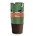 Produktbild kasit Auto Cup Holder Auto Getränkehalter Multifunktional Getränkehalter Fahrzeug Aufbewahrungsbox Handy Becherhalter Brillenhalter für Trank, Kaffe,Kleine Dinger(Grün)