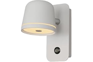 A AISILAN Aisilan LED Wall Spotlight White Dimmable Single Wall Sconce with Touch Switch Stepless Dimmable, 3 Color Modes Wall Lamp for Bedroom Living Room Hallway