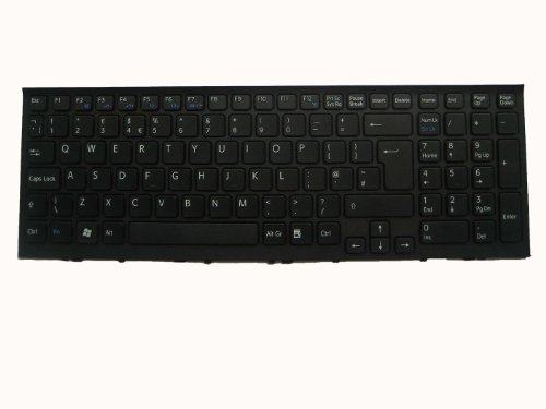 New UK Black Frame keyboard Sony VAIO VPC-EE VPCEE Series VPC-EE43ELWI VPC-EE43FB VPC-EE43EBWI VPC-EE21FX VPC-EE22FX VPC-EE23FX VPC-EE25FX VPC-EE26FX VPC-EE27FM VPC-EE28FX VPC-EE29FX VPC-EE31FX VPC-EE32FX VPC-EE33FX VPC-EE34FX VPC-EE35FX VPC-EE37FX VPC-EE3WFX VPC-EE41FX VPC-EE41FX/BJ VPC-EE42FX VPC-EE43FX VPC-EE44FM VPC-EE45FX VPC-EE46FX VPC-EE47FX 9Z.N5CSQ.00U NSK-SB0SQ 0U UK 148927121 AENE7E00120 9Z.N5CSQ.00U 148915731 Laptop / Notebook UK Layout