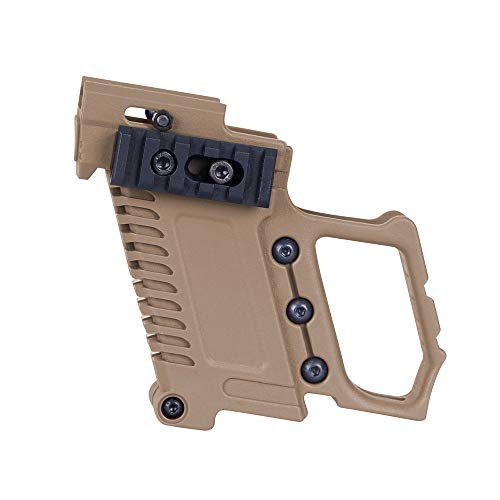 Huenco Pistola táctica Kit de carabina Revista Kit de Combate Equipo de Carga con Montaje de Glock para CS G17 18 19 Accesorios de Pistola