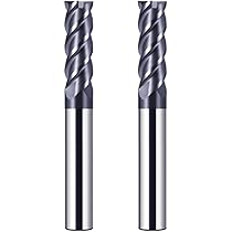 2 Frese A Punta Quadrata 5mm Carburo AlTiN - 4 Scanalature, Gambo 5mm, HRC55, Per CNC - Foto 8