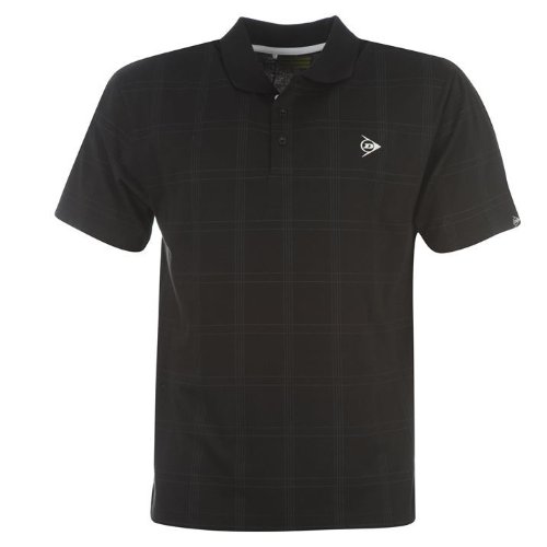 Dunlop - Polo - para Hombre Negro Negro Medium