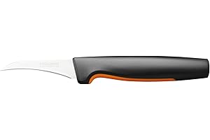 Fiskars Spelucchino, Functional Form, Lama curva, Lunghezza totale: 19 cm, Acciaio inox giapponese/Plastica, 1057545