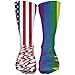 Produktbild Unisex Casual Crew Socks Lgbt Flag American Fashion Novelty Socks
