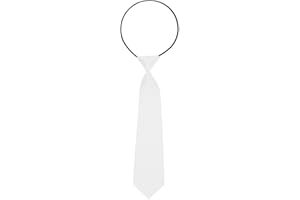 Oblique Unique® Cravate pour enfant avec élastique flexible pour garçon